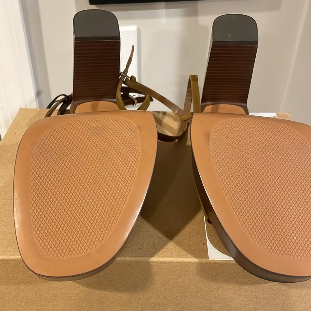 Zara suede brown sandals - Picture 3 of 8